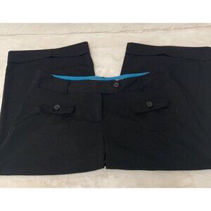 Guess Jeans Women  Black Wide Leg Ankle Pants Size 13